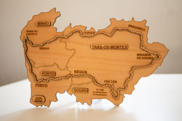 Mapa em madeira - Rota Norte - Image 5