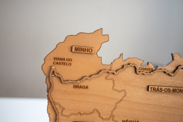 Mapa em madeira - Rota Norte - Image 3